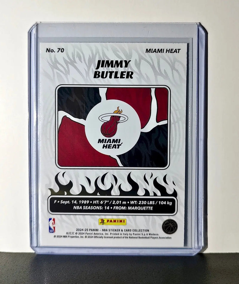 Jimmy Butler 2024-25 Panini NBA #70 Sticker Card Miami Heat - Basketball Card Single