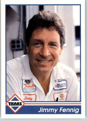 Jimmy Fennig - 1992 Traks - #74 - Racing - Racing Card Single