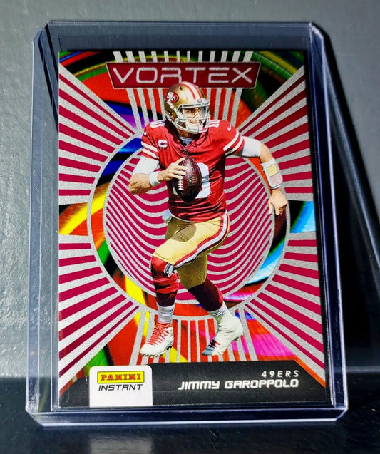 Jimmy Garoppolo 2020 Panini NFL Instant Vortex #11 Football Card 1/935 - Football Card Single
