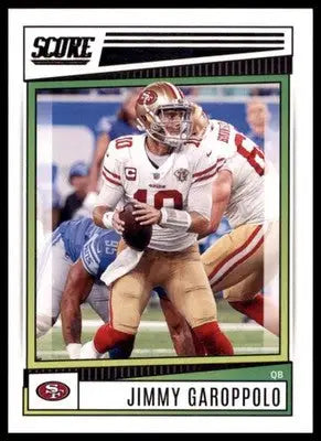 Jimmy Garoppolo 2022 Score #166 San Francisco 49ers - Football Card Single