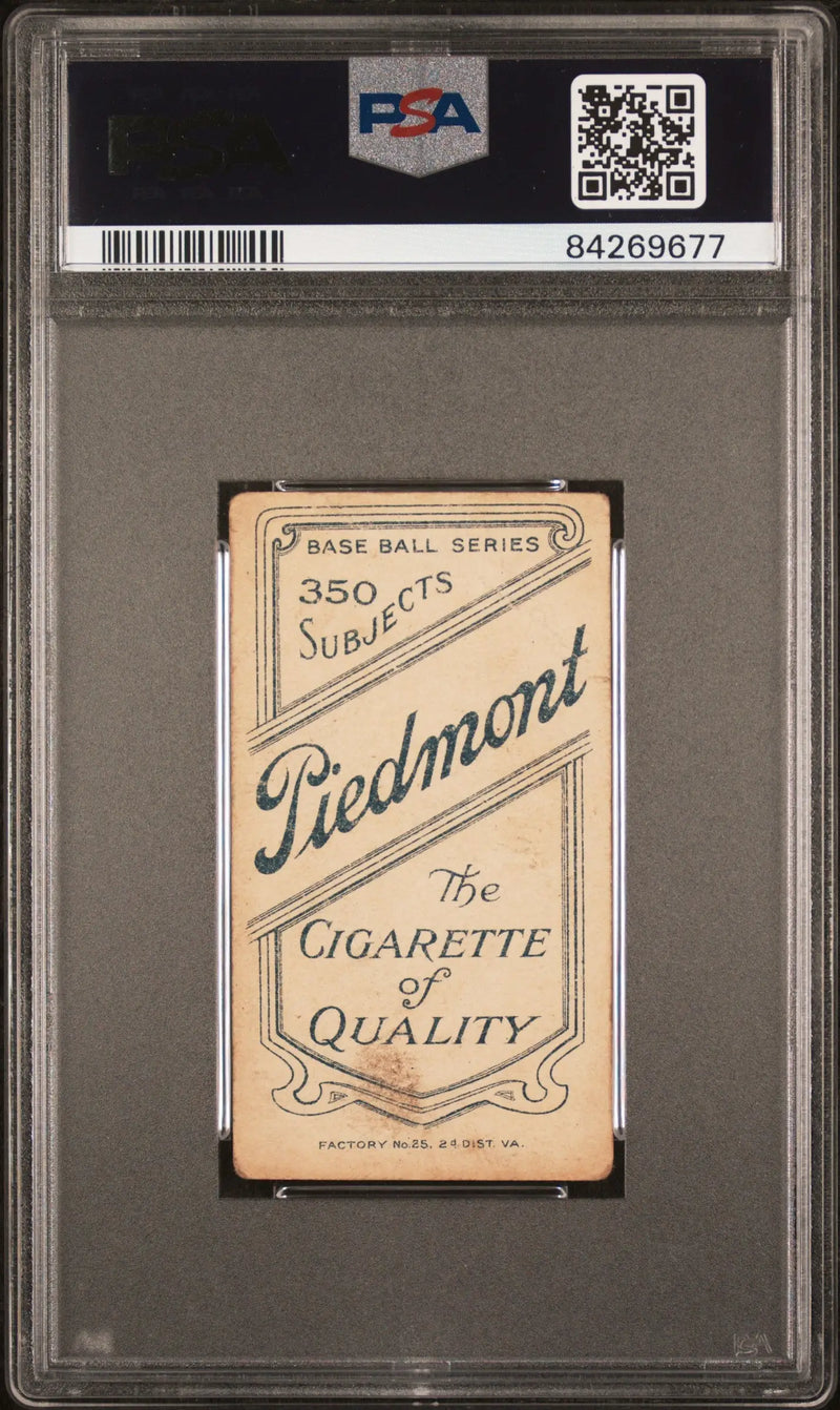 Vintage Jimmy Hart T206 Piedmont cigarette card Montgomery PSA 1 Poor with quality text