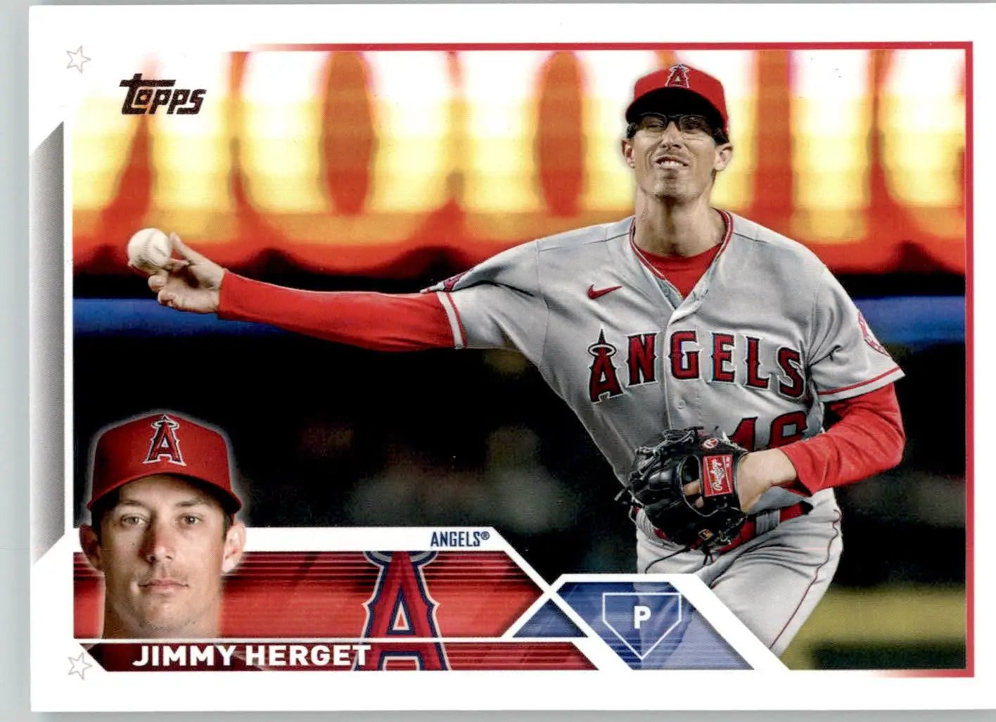 Jimmy Herget - 2023 Topps - #254 - RC Baseball - Baseball Card Single