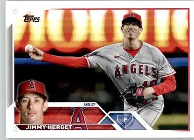 Jimmy Herget - 2023 Topps - #254 - RC Baseball - Baseball Card Single