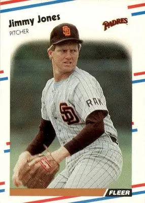 Jimmy Jones - 1988 Fleer - #588 - Baseball - Baseball Card Single