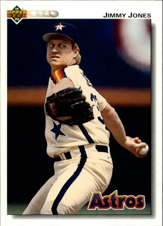 Jimmy Jones 1992 Upper Deck MLB #392 Baseball Card Houston Astros - Baseball Card Single