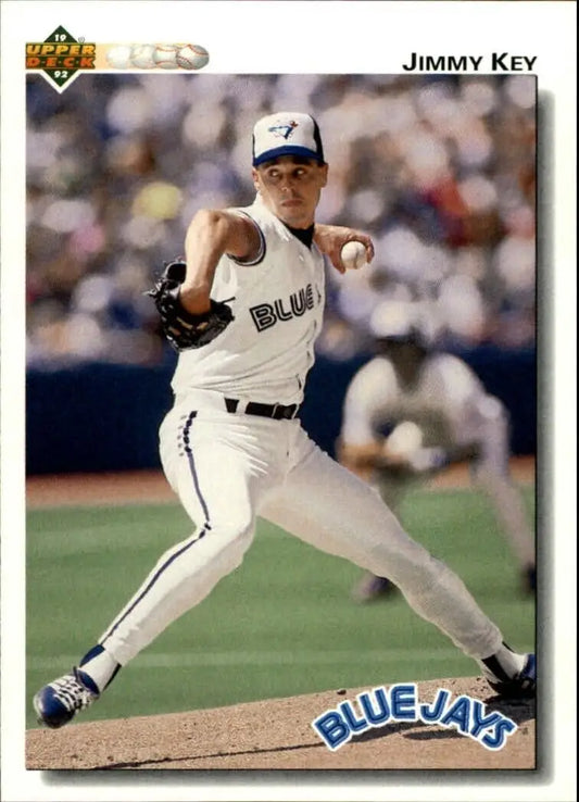 Jimmy Key 1992 Upper Deck MLB #302 Baseball Card Toronto Blue Jays - Baseball Card Single