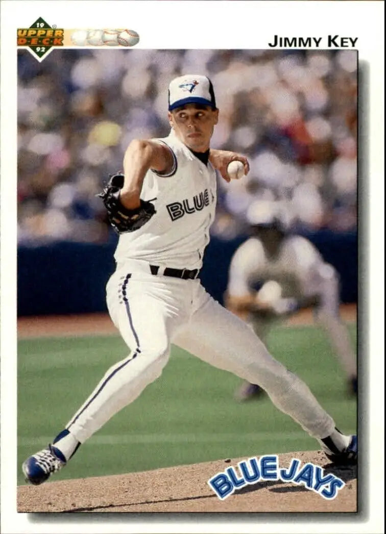 Jimmy Key 1992 Upper Deck MLB #302 Baseball Card Toronto Blue Jays