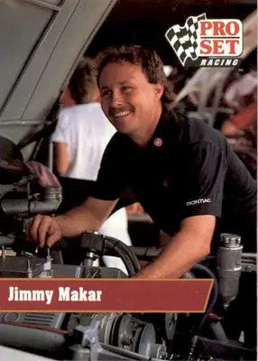 Jimmy Makar - 1991 Pro Set - #7 - Racing - Racing Card Single