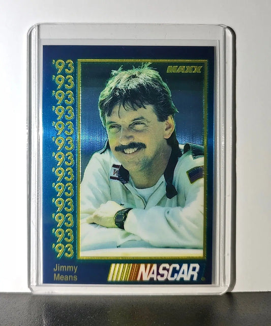 Jimmy Means 1993 Maxx Premier Plus Racing #52 NASCAR Card Jimmy Means Racing - Racing Card Single