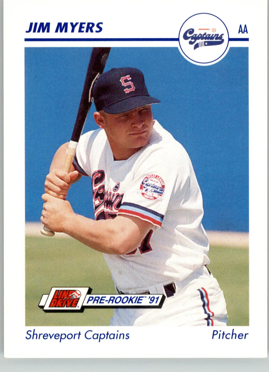Jimmy Myers - 1991 Line Drive AA - #314 - Baseball - Baseball Card Single