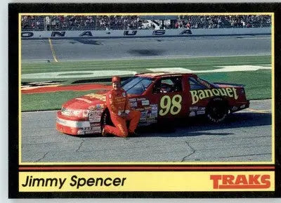 Jimmy Spencer - 1991 Traks - #98 - Racing - Racing Card Single