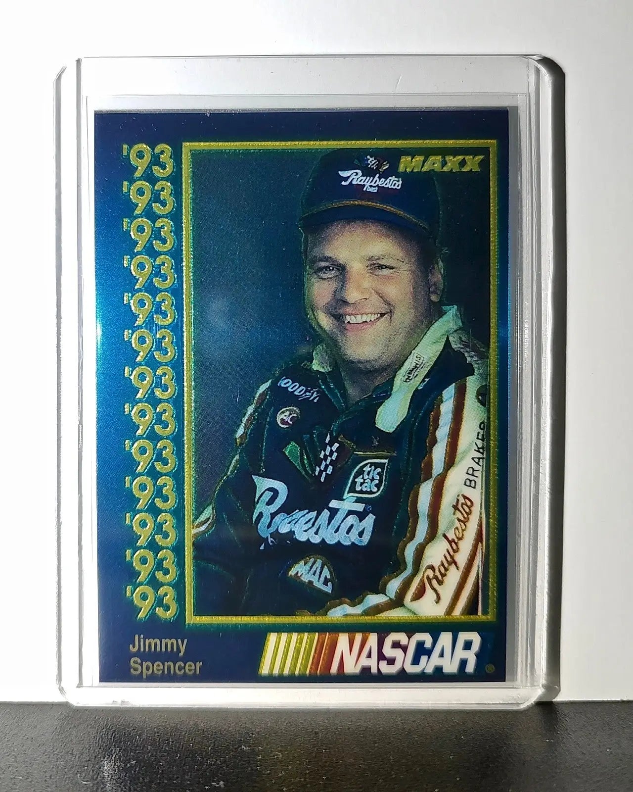 Jimmy Spencer 1993 Maxx Premier Plus Racing #12 NASCAR Card Bobby Allison Racing