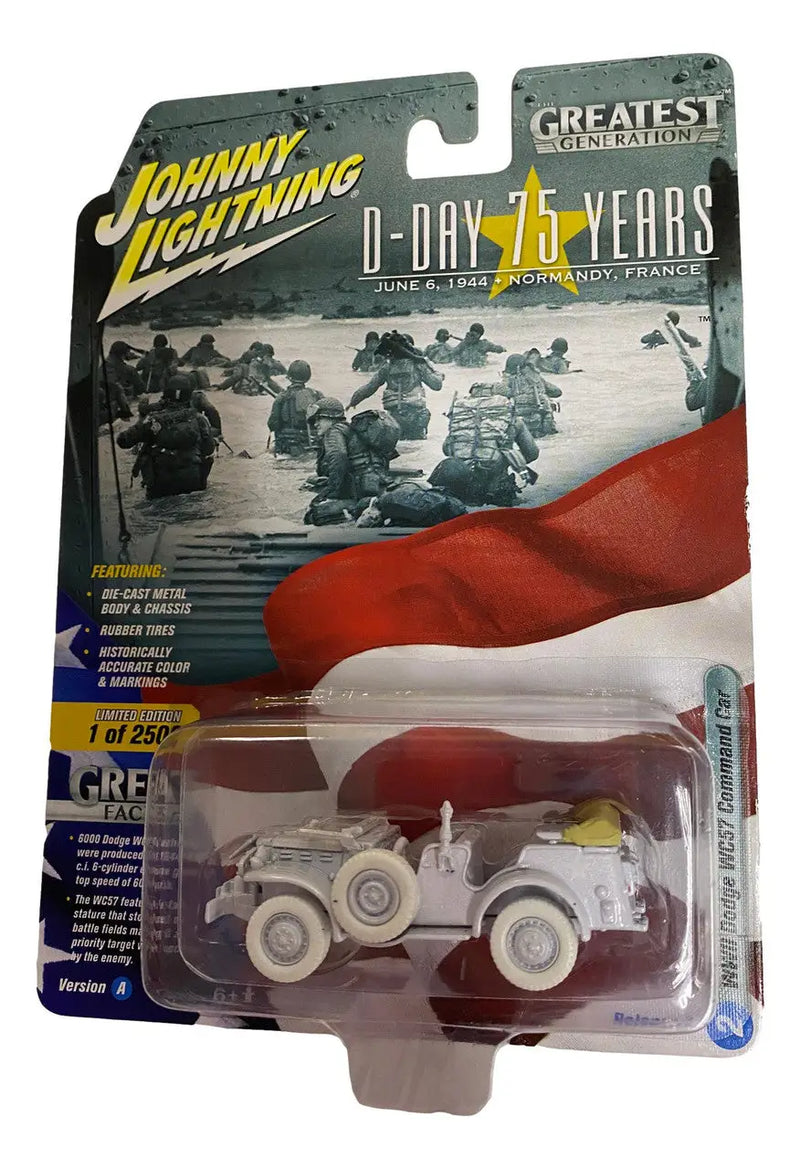 Die-cast model of WWI Dodge WC57 Command Car honoring Greatest Generation D-Day 75th anniversary