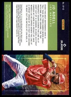 Jo Adell 2021 Panini Diamond Kings Artist’s Palette #AP-10 Los Angeles Angels - Baseball Card Single