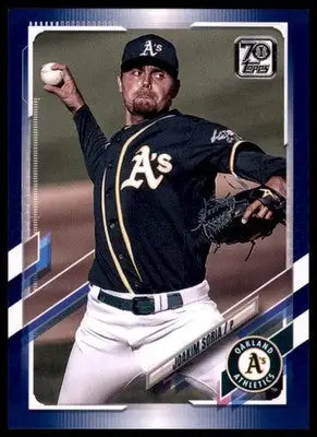 Joakim Soria 2021 Topps Royal Blue #54 Oakland Athletics - Baseball Card Single