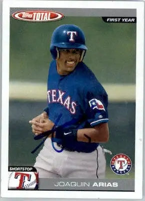 Joaquin Arias - 2004 Topps Total - #819 - RC AUTO Baseball - Baseball Card Single