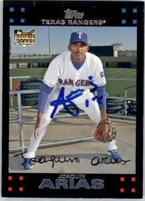 Joaquin Arias - 2007 Topps - #286 - RC AUTO Baseball - Baseball Card Single