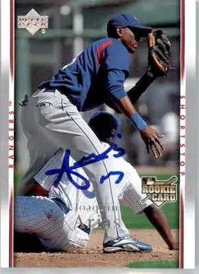 Joaquin Arias - 2007 Upper Deck - #47 - AUTO Baseball - Baseball Card Single