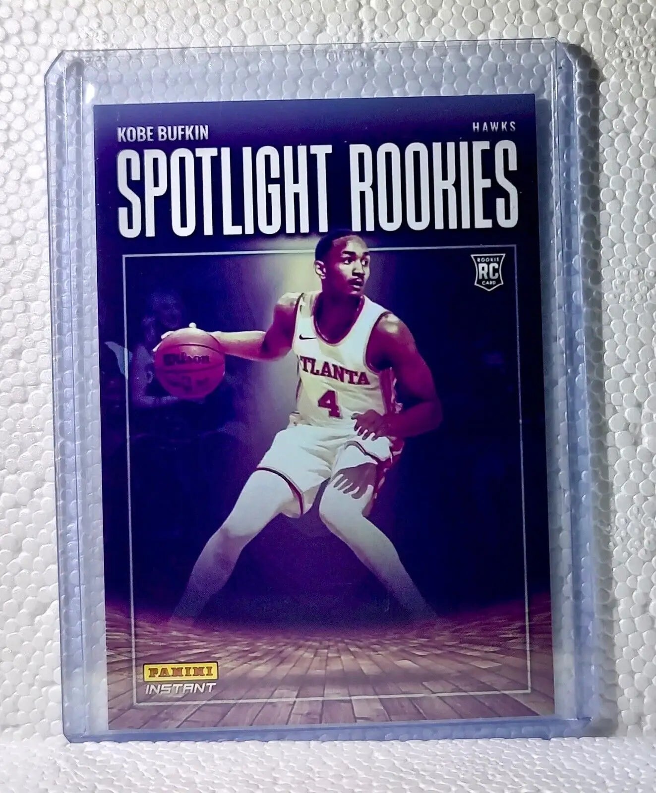 Jobe Bufkin 2023-24 Panini #15 NBA Spotlight Rookies Basketball Card Hawks 1/209