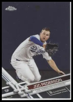 Joc Pederson 2017 Topps Chrome #140 Los Angeles Dodgers - Baseball Card Single