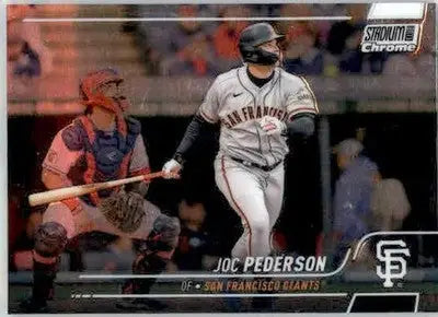 Joc Pederson - 2022 Stadium Club Chrome - #77 - Baseball - Baseball Card Single