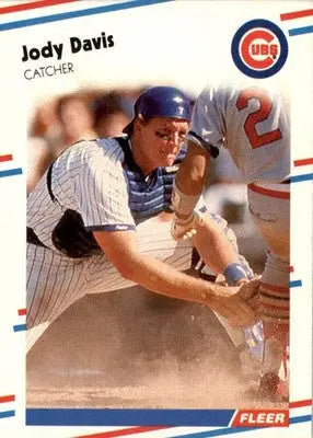 Jody Davis - 1988 Fleer - #414 - Baseball - Baseball Card Single