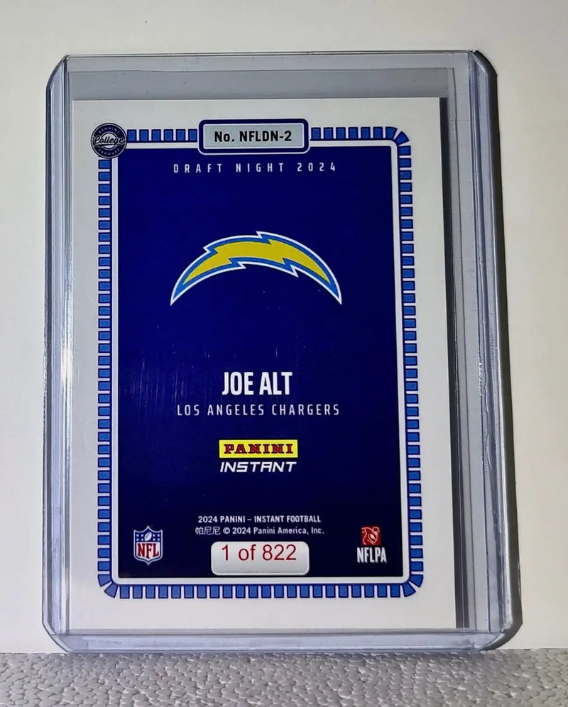 Joe Alt 2024 Panini NFL #2 Draft Night Football Rookie Card 1 of 822