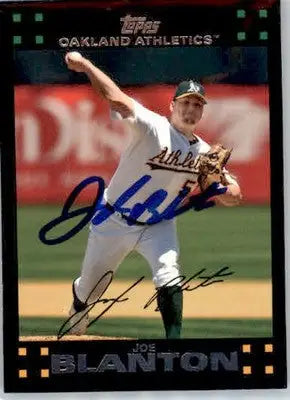 Joe Blanton - 2007 Topps - #99 - AUTO Baseball - Baseball Card Single