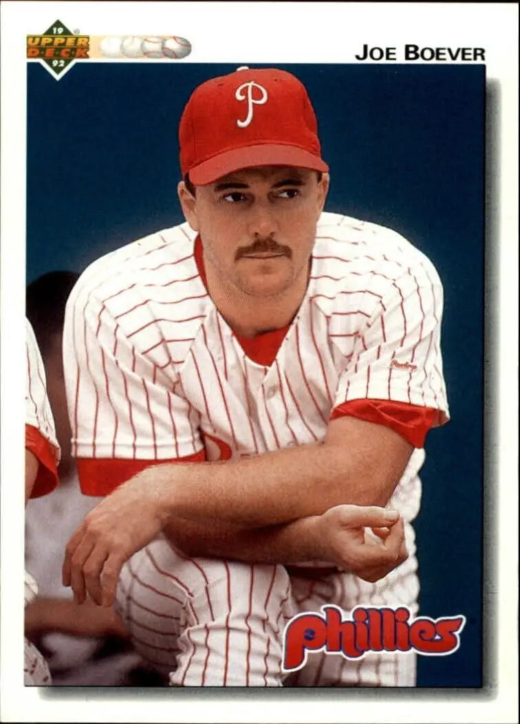 Joe Boever 1992 Upper Deck MLB #402 Baseball Card Philadelphia Phillies