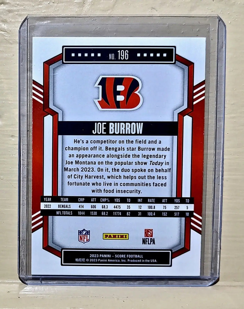 Joe Burrow 2023 Panini NFL #196 Score Football Card Cincinnati Bengals - Football Card Single
