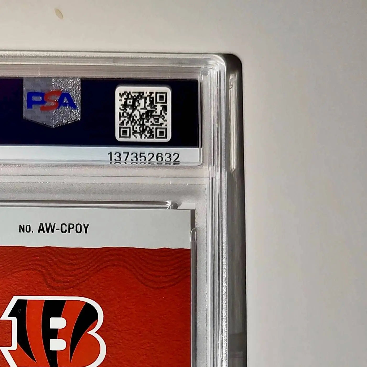 Joe Burrow 2024 Panini NFL AP Comeback Player of the Year Bengals PSA 9 Mint - Football Card Single