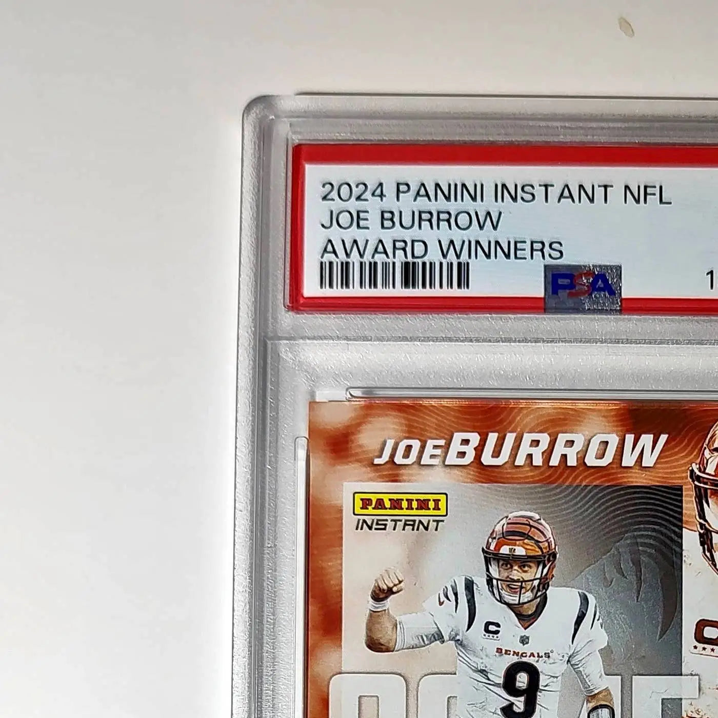 Joe Burrow 2024 Panini NFL AP Comeback Player of the Year Bengals PSA 10 Gem