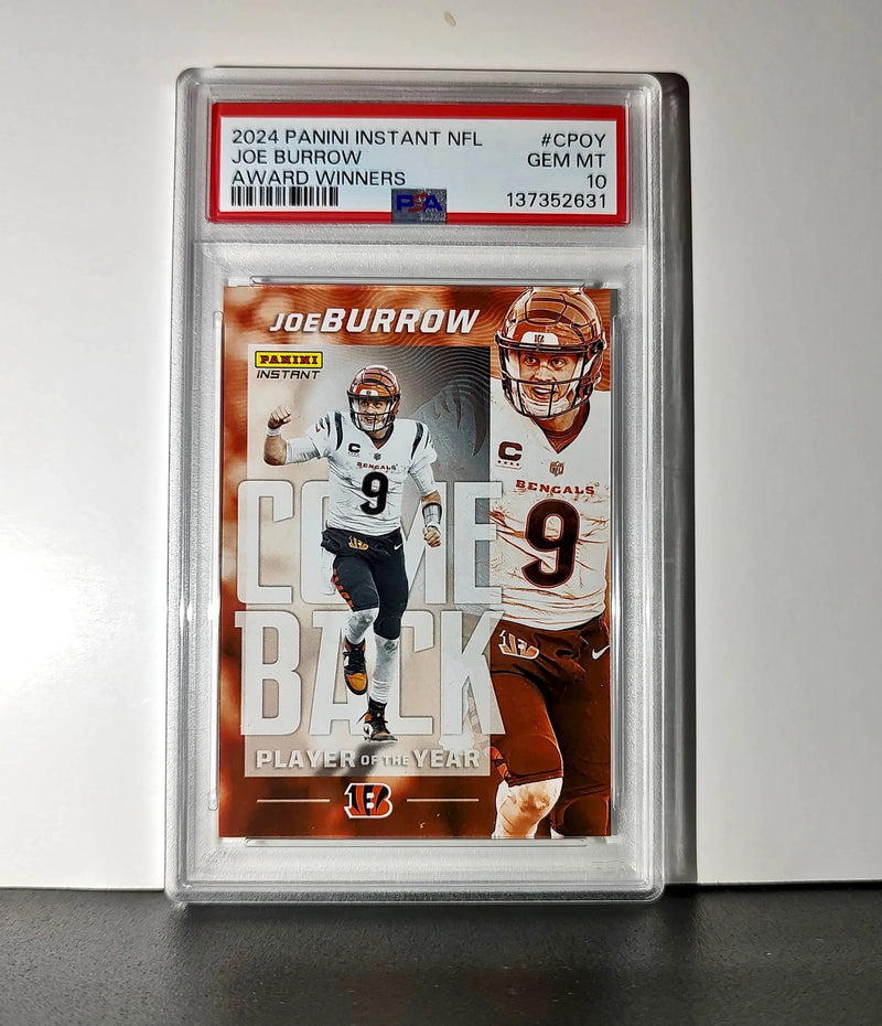 Joe Burrow 2024 Panini NFL AP Comeback Player of the Year Bengals PSA 10 Gem
