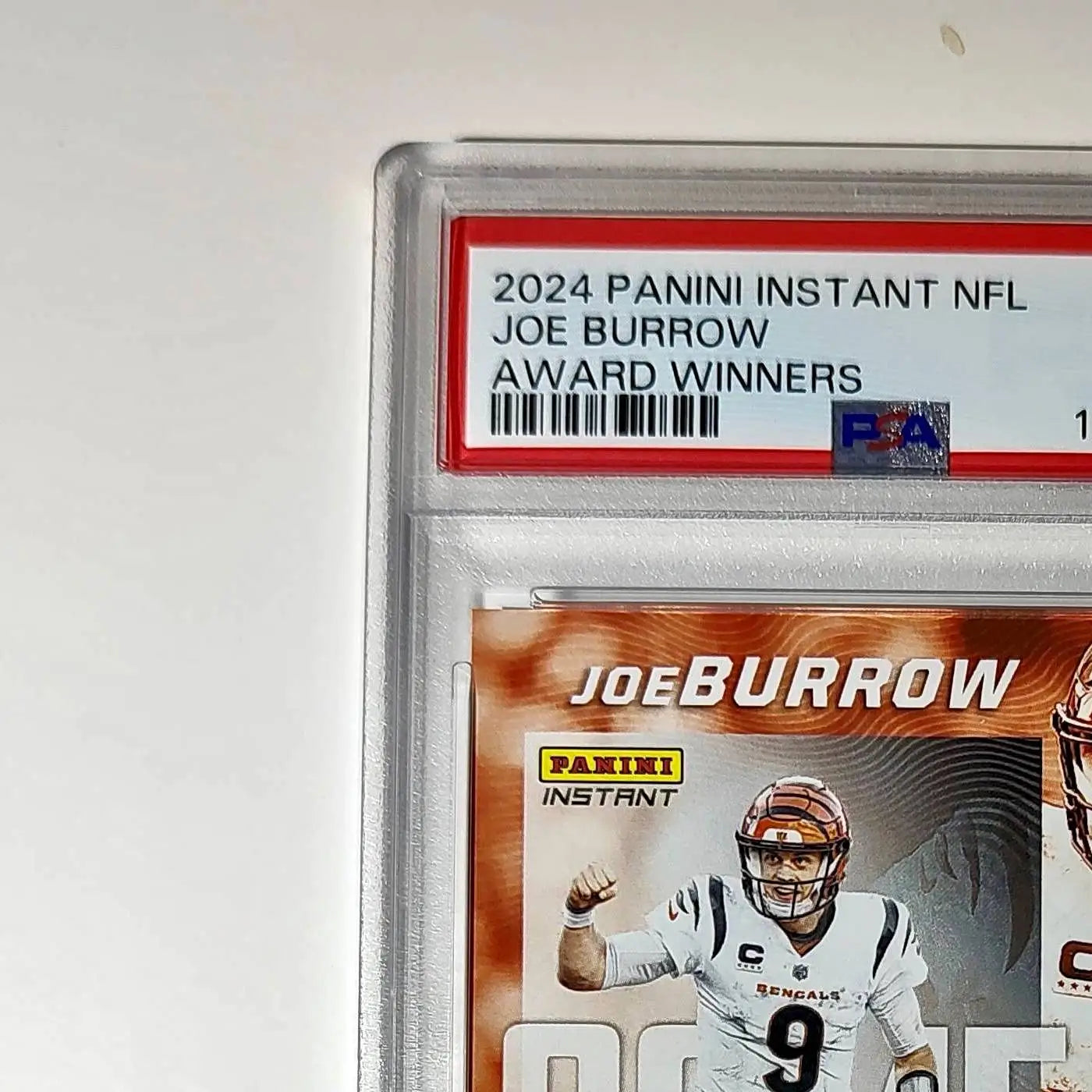 Joe Burrow 2024 Panini NFL AP Comeback Player of the Year Bengals PSA 9 Mint - Football Card Single