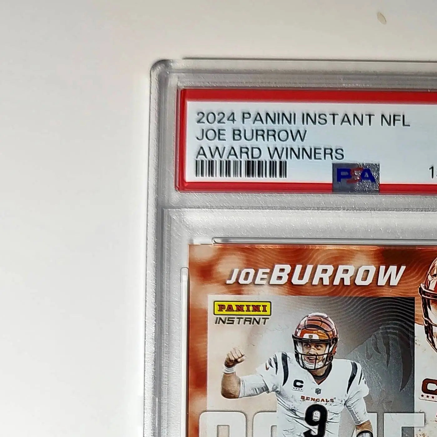 Joe Burrow 2024 Panini NFL AP Comeback Player of the Year Bengals PSA 9 Mint