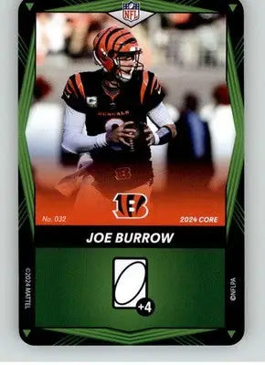 Joe Burrow - 2024 UNO Elite Core Edition - Green - #032 - Football - Football Card Single