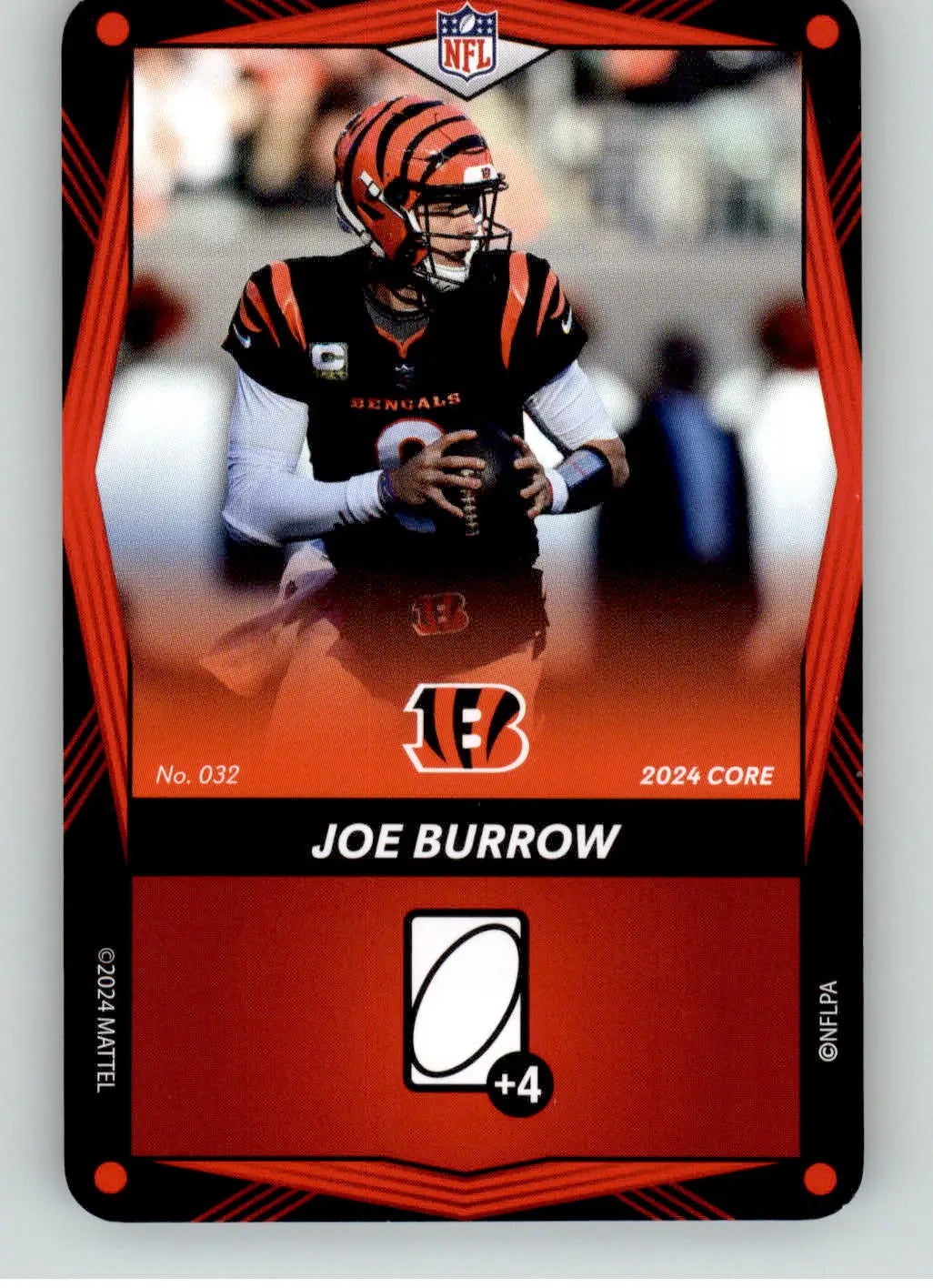 Joe Burrow - 2024 UNO Elite Core Edition - Red - #032 - Football - Football Card Single