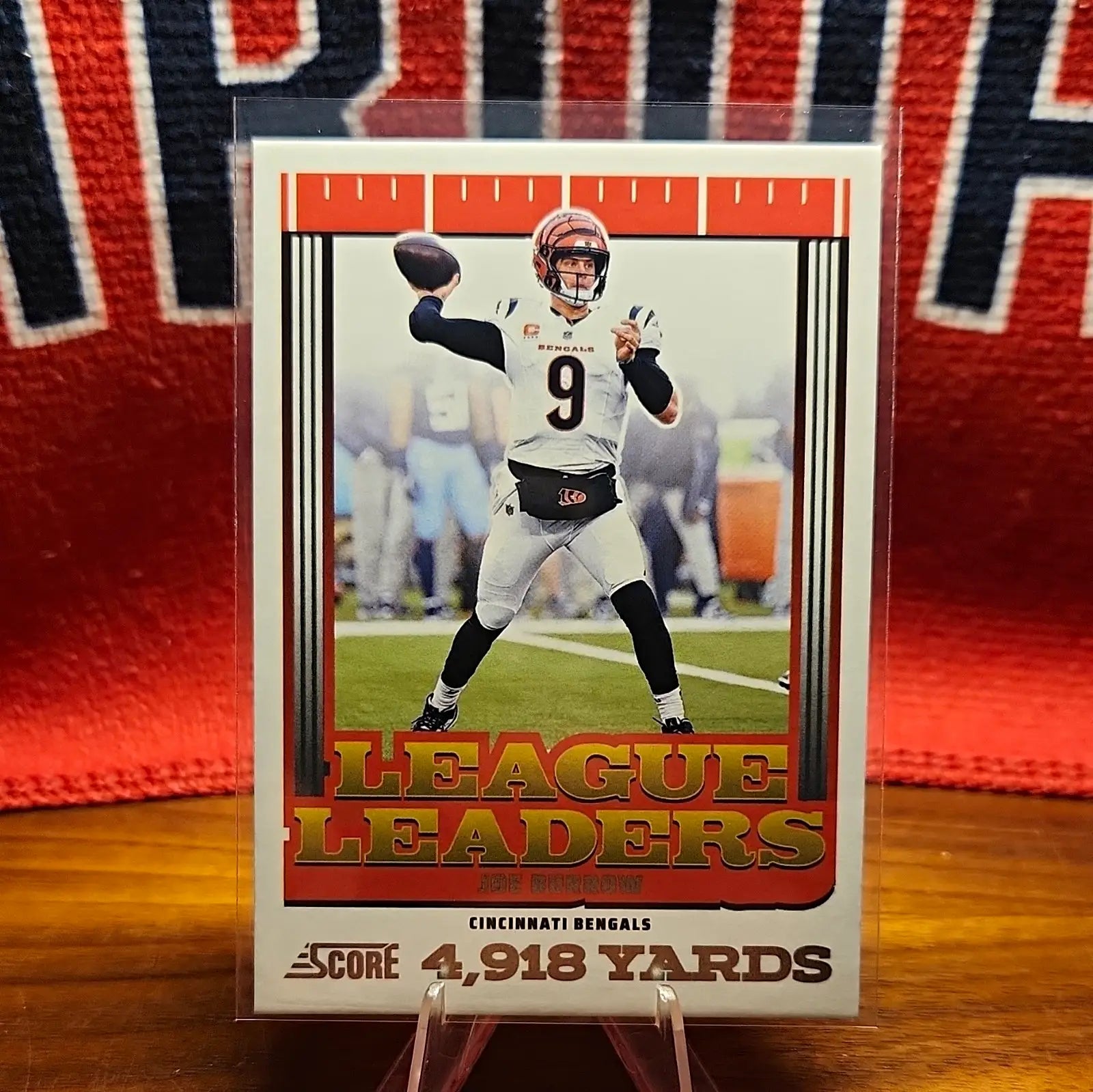 Joe Burrow 2025 Panini Score League Leaders Insert #1 NFL Bengals - Football Card Single