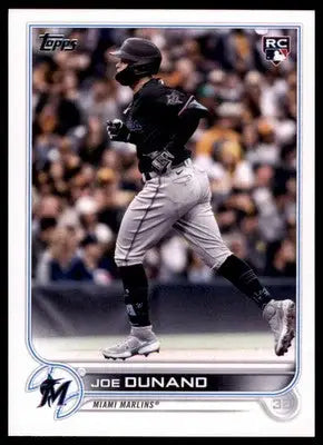 Joe Dunand Rookie 2022 Topps Update #US126 Miami Marlins - Baseball Card Single