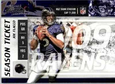 Joe Flacco - 2009 Playoff Contenders - #8 - Football - Football Card Single