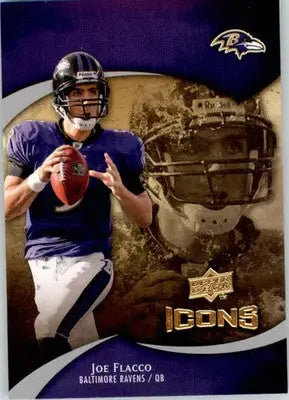 Joe Flacco - 2009 Upper Deck Icons - #74 - Football - Football Card Single