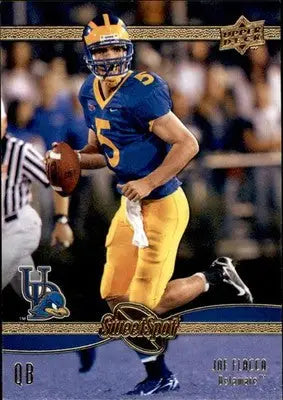 Joe Flacco - 2010 Upper Deck NCAA Sweet Spot - #51 - Football - Football Card Single