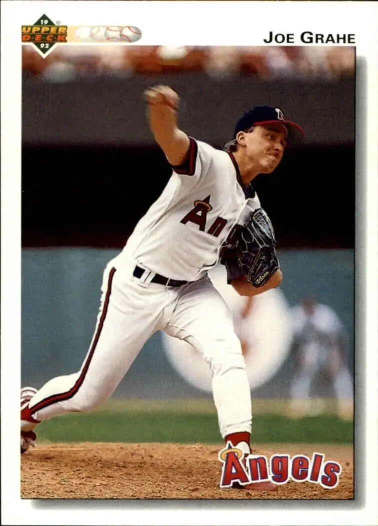 Joe Grahe 1992 Upper Deck MLB #542 Baseball Card California Angels