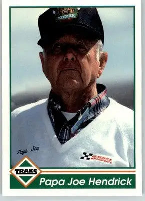 Joe Hendrick - 1992 Traks - #138 - Racing - Racing Card Single