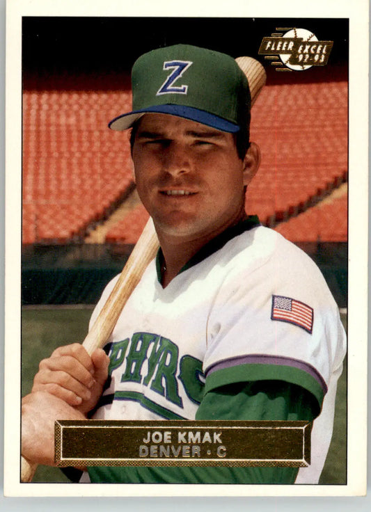 Joe Kmak - 1992-93 Fleer Excel - #190 - Baseball - Baseball Card Single