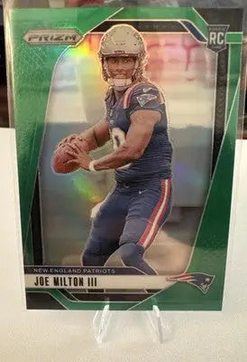 Joe Milton III 4 Card Rookie lot Prizm Mosaic Throwback & Origins - Football Card Single