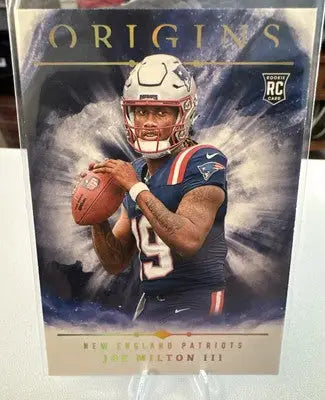 Joe Milton III 4 Card Rookie lot Prizm Mosaic Throwback & Origins - Football Card Single