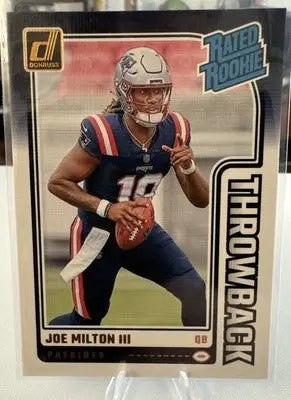 Joe Milton III 4 Card Rookie lot Prizm Mosaic Throwback & Origins - Football Card Single