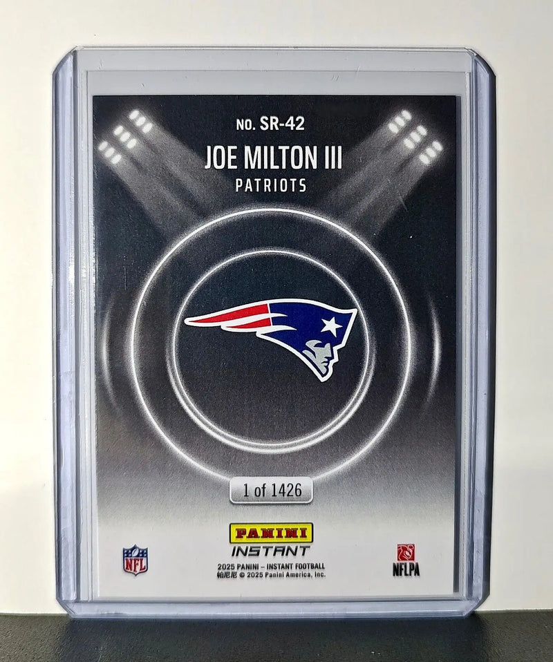 Joe Milton III Rookie 2024 Panini Spotlight Rookies NFL #42 Patriots 1 of 1426