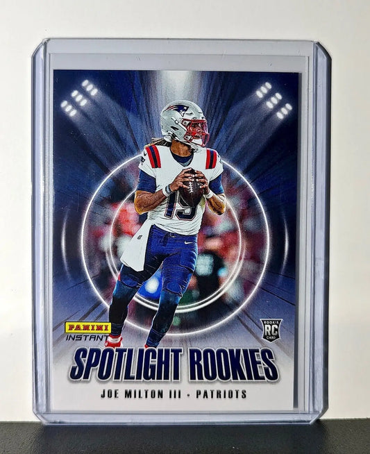 Joe Milton III Rookie 2024 Panini Spotlight Rookies NFL #42 Patriots 1 of 1426 - Football Card Single